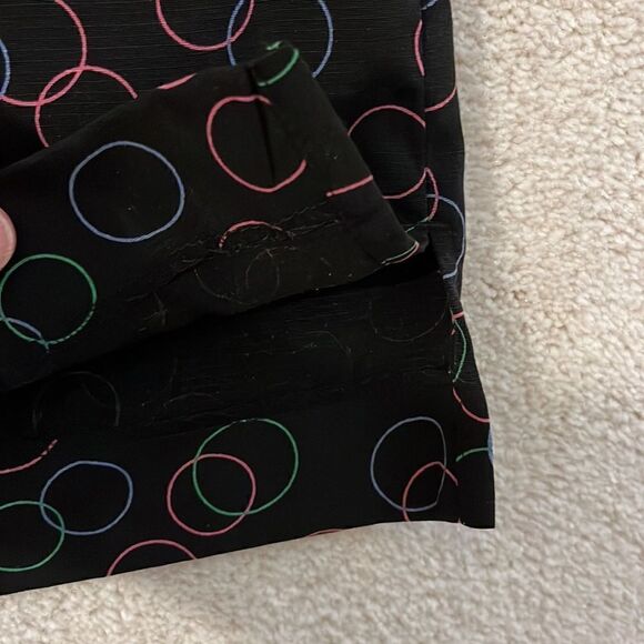 EP Pro Tech Women's Golf Skort Size 6 Black With Circle Design Side Zip … - Picture 2 of 7